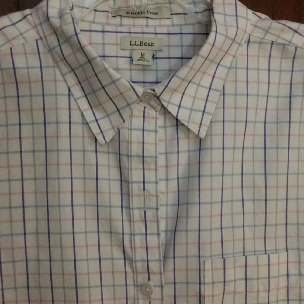 Women's winkle free pinpoint oxford shirt